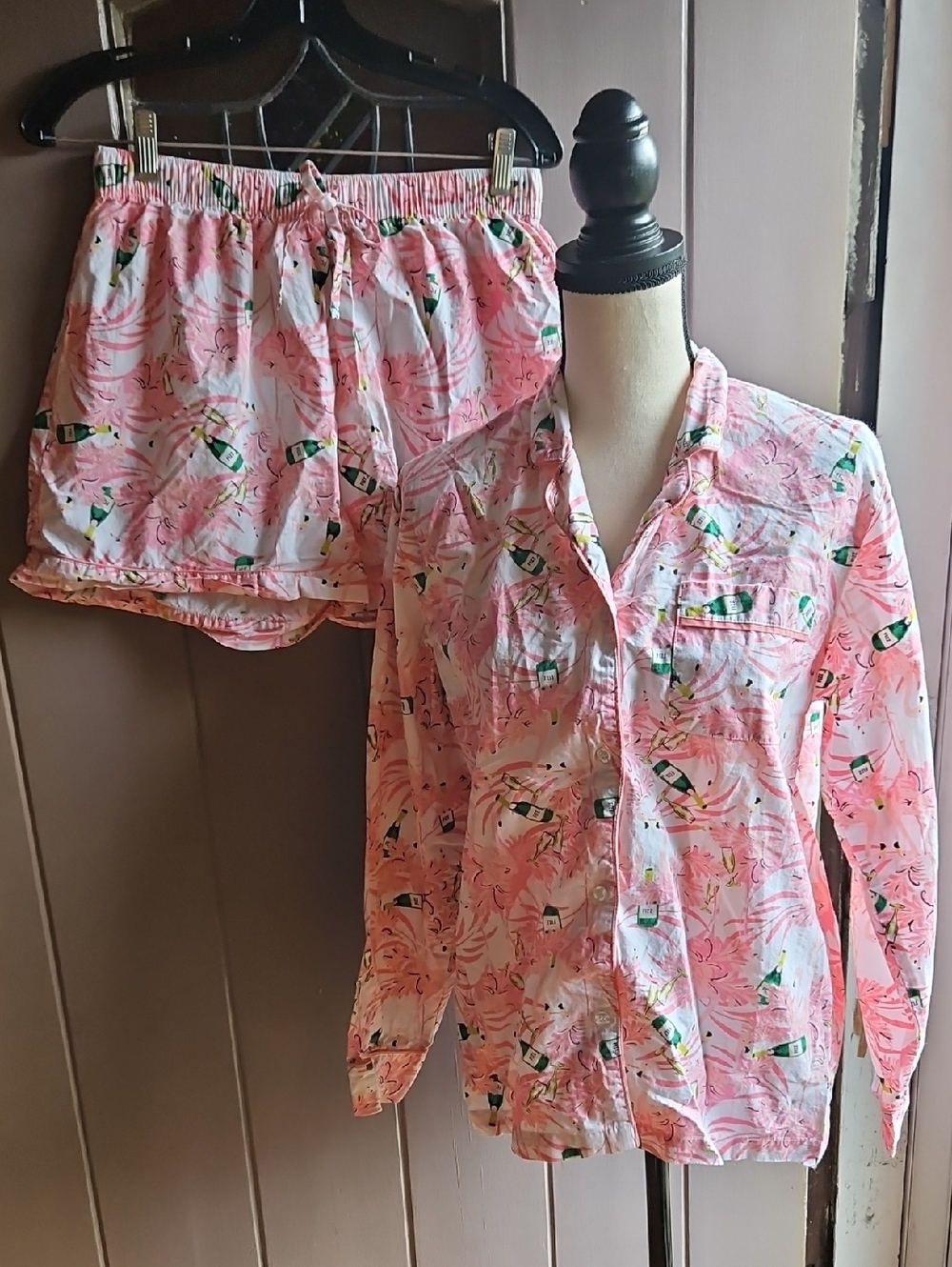 8 OAK LANE Flamingo Pajama Set